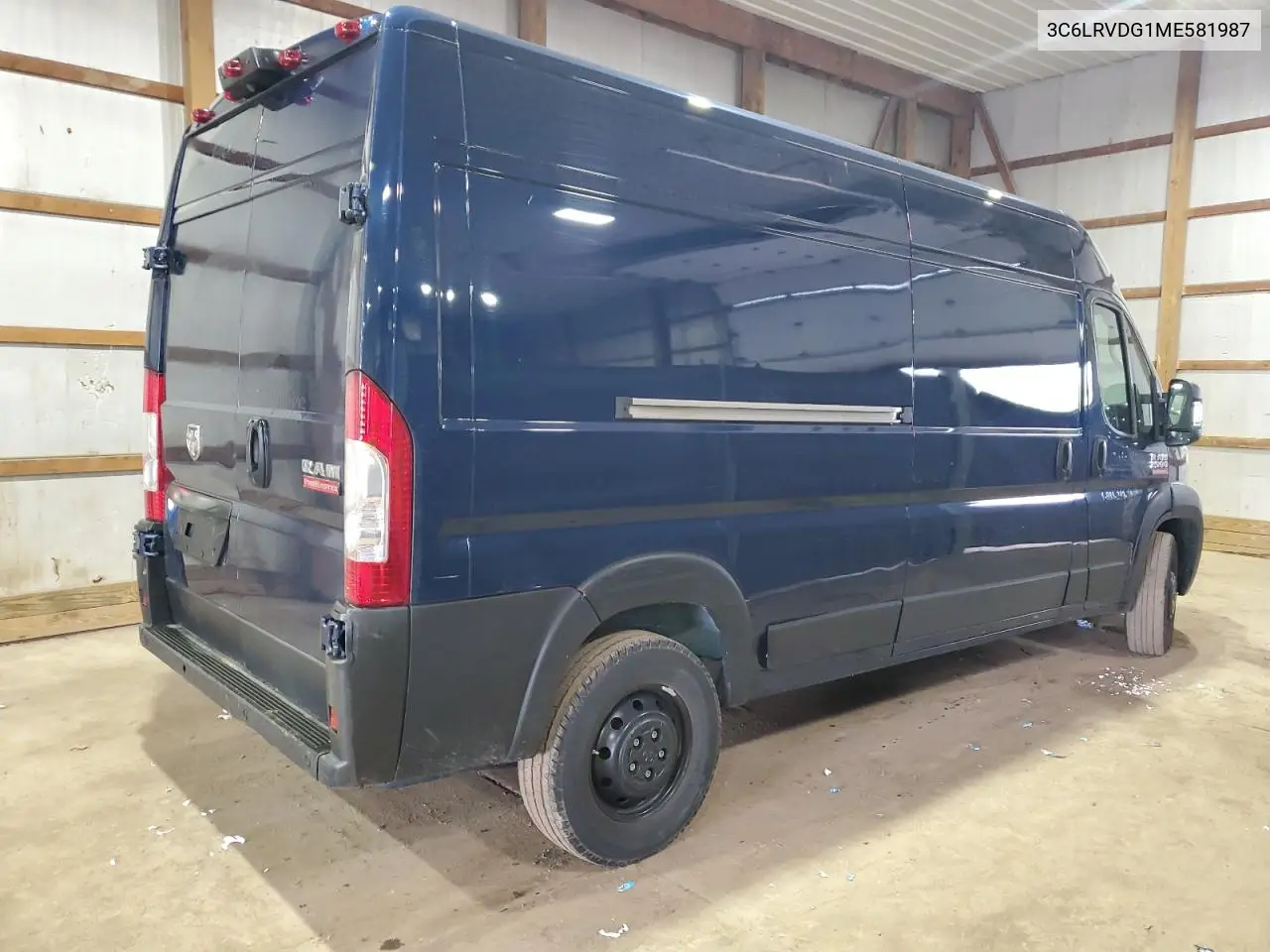 2021 Ram Promaster 2500 2500 High VIN: 3C6LRVDG1ME581987 Lot: 56703355