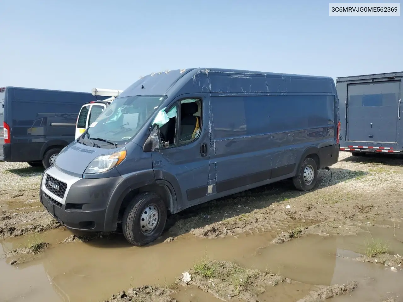 2021 Ram Promaster 3500 3500 High VIN: 3C6MRVJG0ME562369 Lot: 59725525