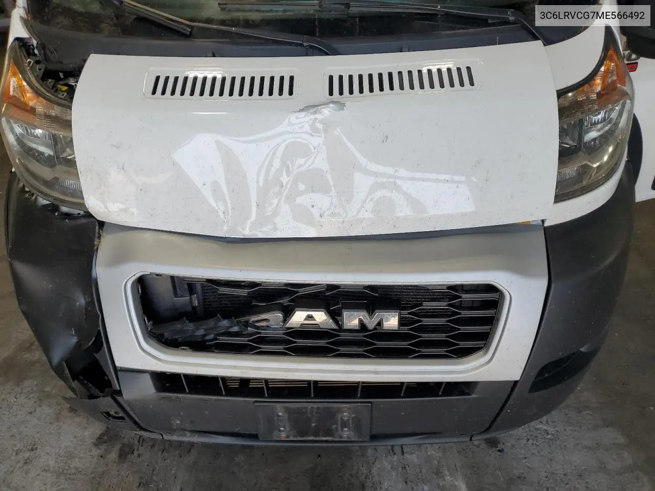 2021 Ram Promaster 2500 2500 High VIN: 3C6LRVCG7ME566492 Lot: 62077175