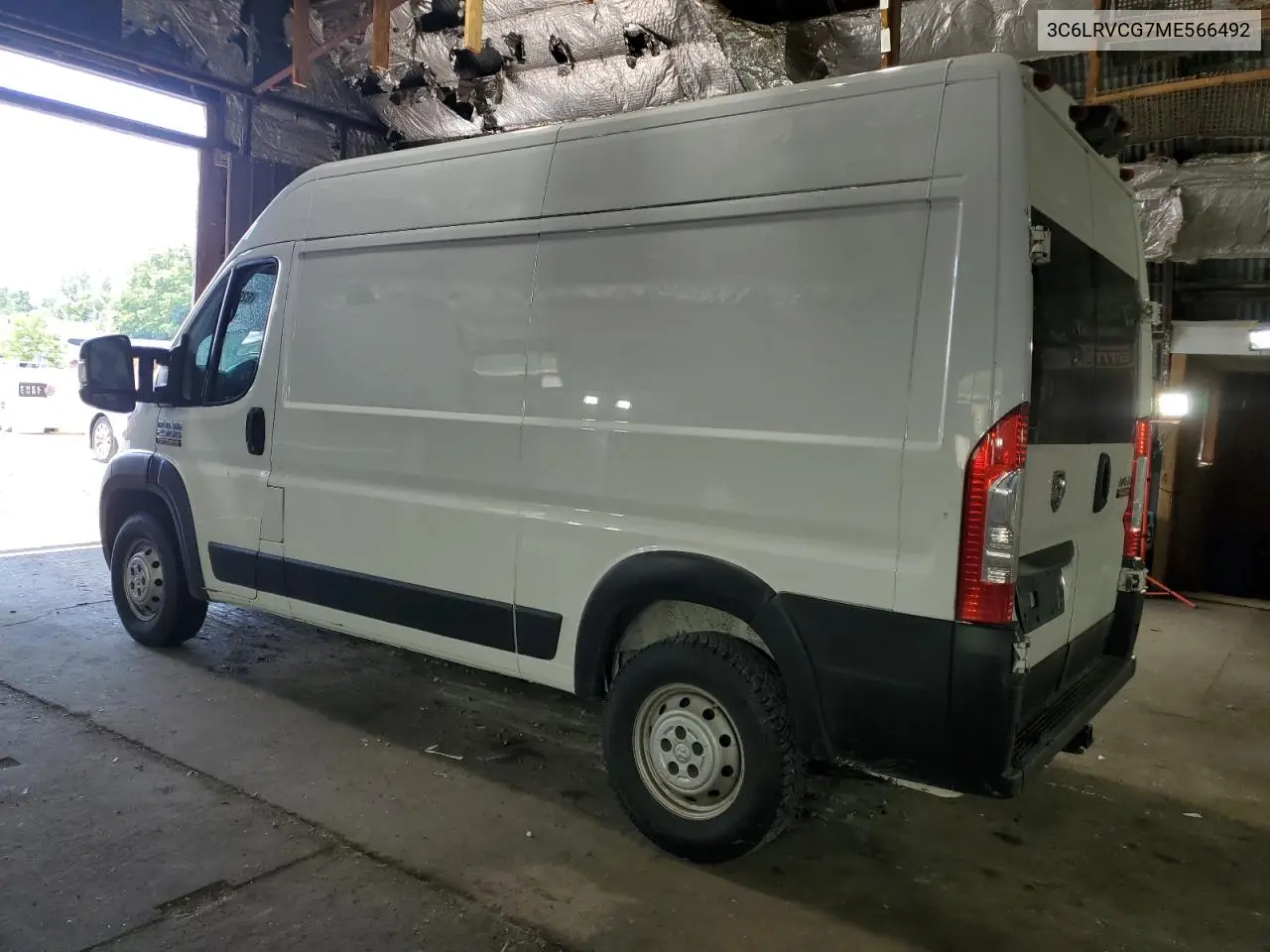 2021 Ram Promaster 2500 2500 High VIN: 3C6LRVCG7ME566492 Lot: 62077175