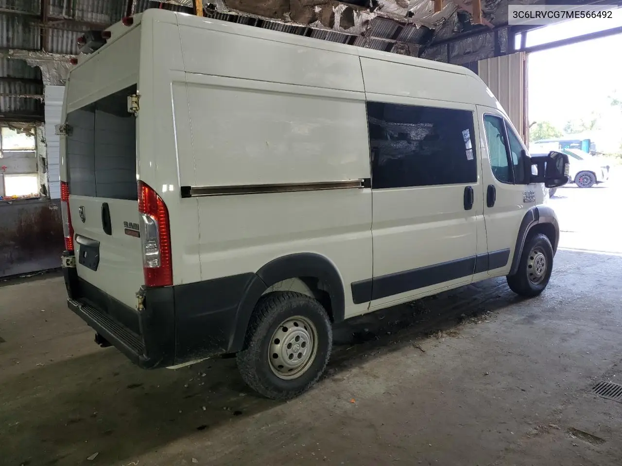 2021 Ram Promaster 2500 2500 High VIN: 3C6LRVCG7ME566492 Lot: 62077175