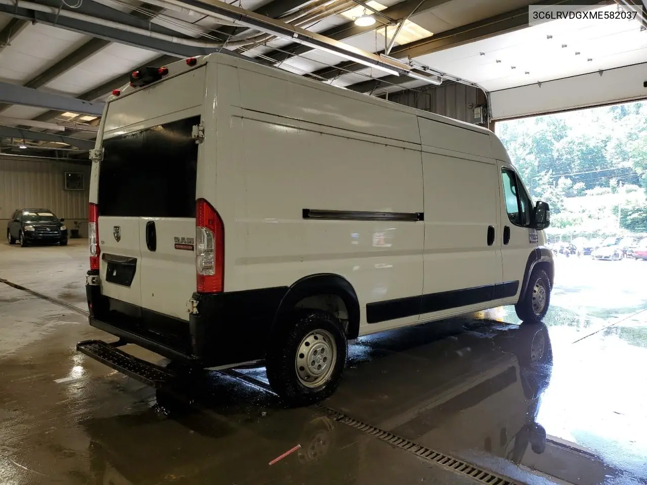 2021 Ram Promaster 2500 2500 High VIN: 3C6LRVDGXME582037 Lot: 62647405