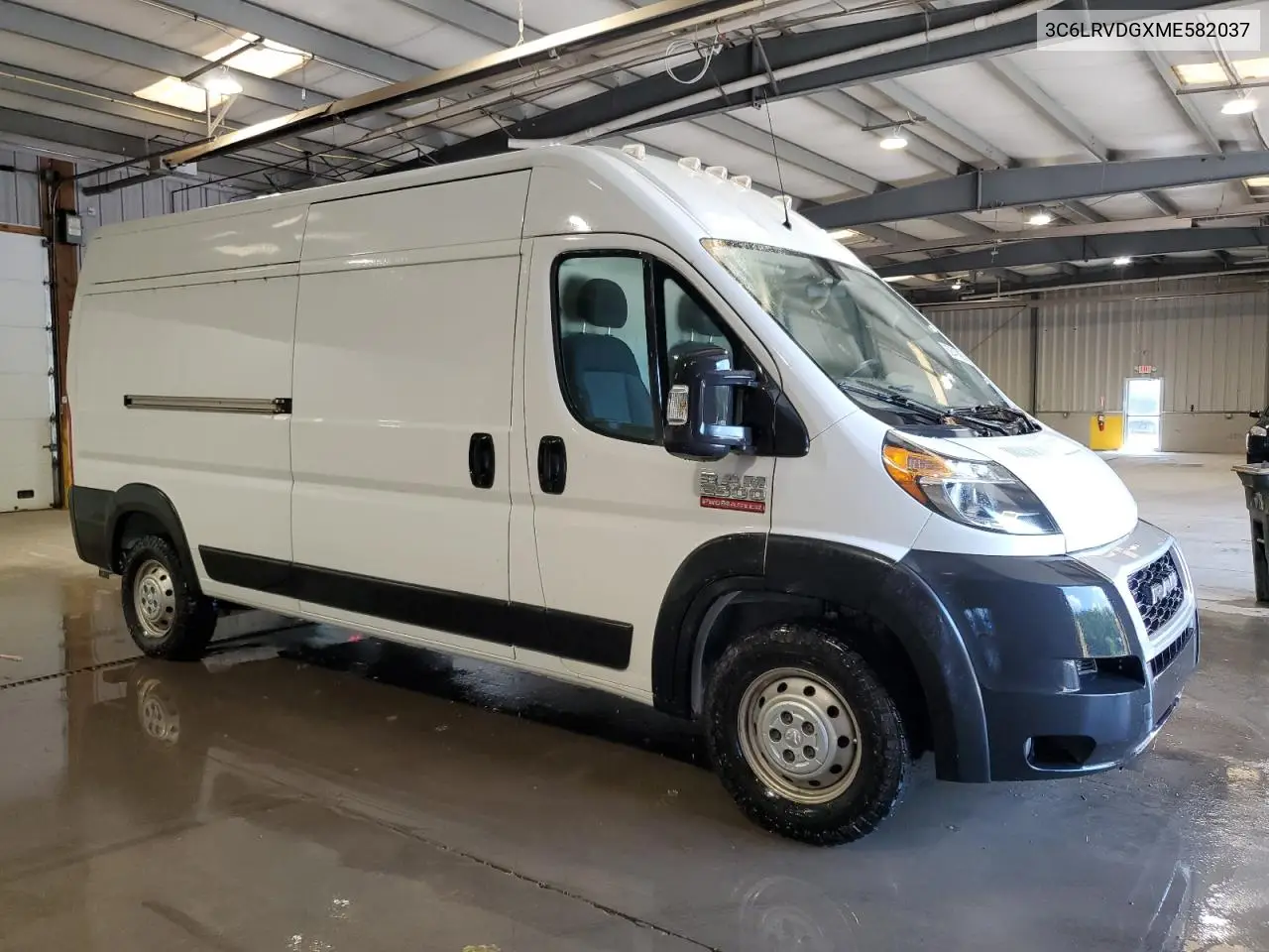 2021 Ram Promaster 2500 2500 High VIN: 3C6LRVDGXME582037 Lot: 62647405