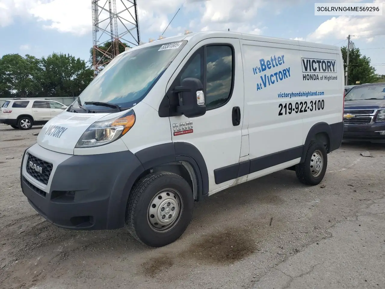 2021 Ram Promaster 1500 1500 Standard VIN: 3C6LRVNG4ME569296 Lot: 63301585