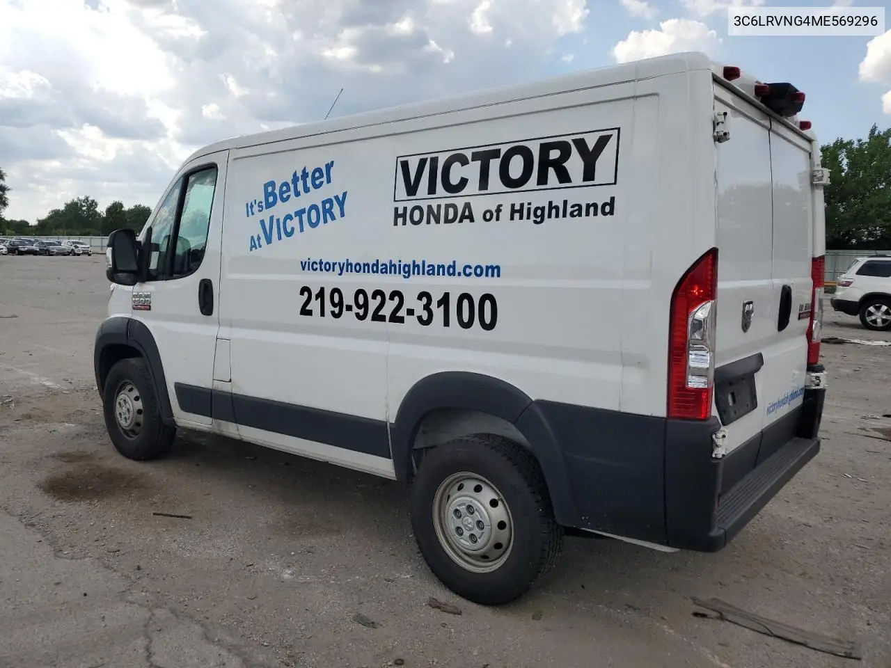 2021 Ram Promaster 1500 1500 Standard VIN: 3C6LRVNG4ME569296 Lot: 63301585
