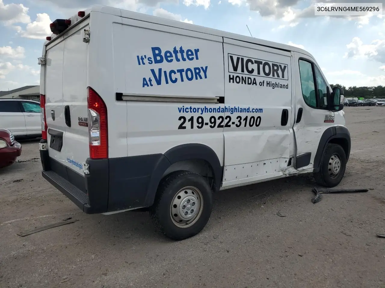 2021 Ram Promaster 1500 1500 Standard VIN: 3C6LRVNG4ME569296 Lot: 63301585