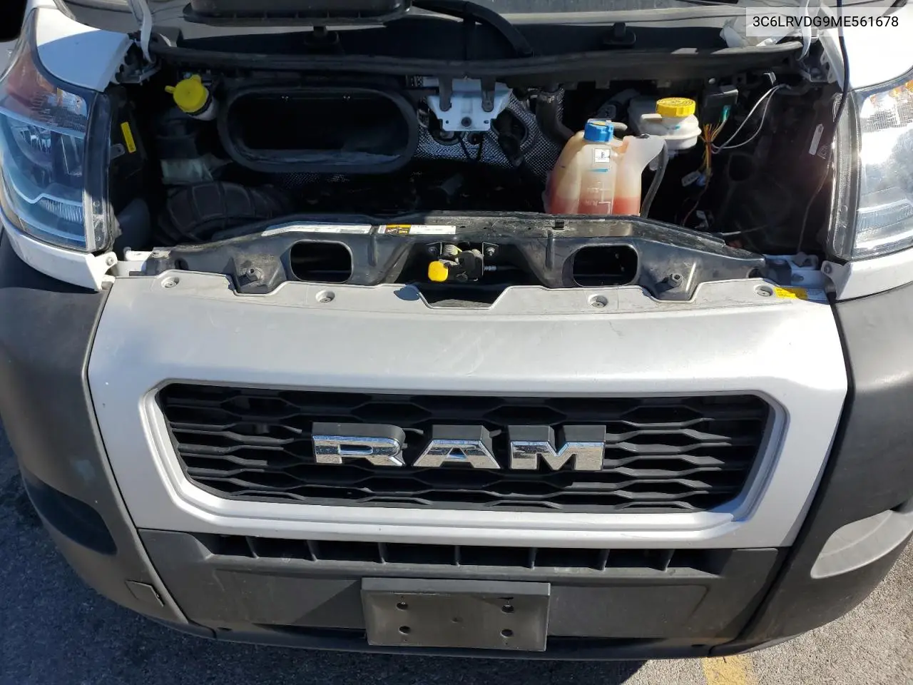 2021 Ram Promaster 2500 2500 High VIN: 3C6LRVDG9ME561678 Lot: 76862524