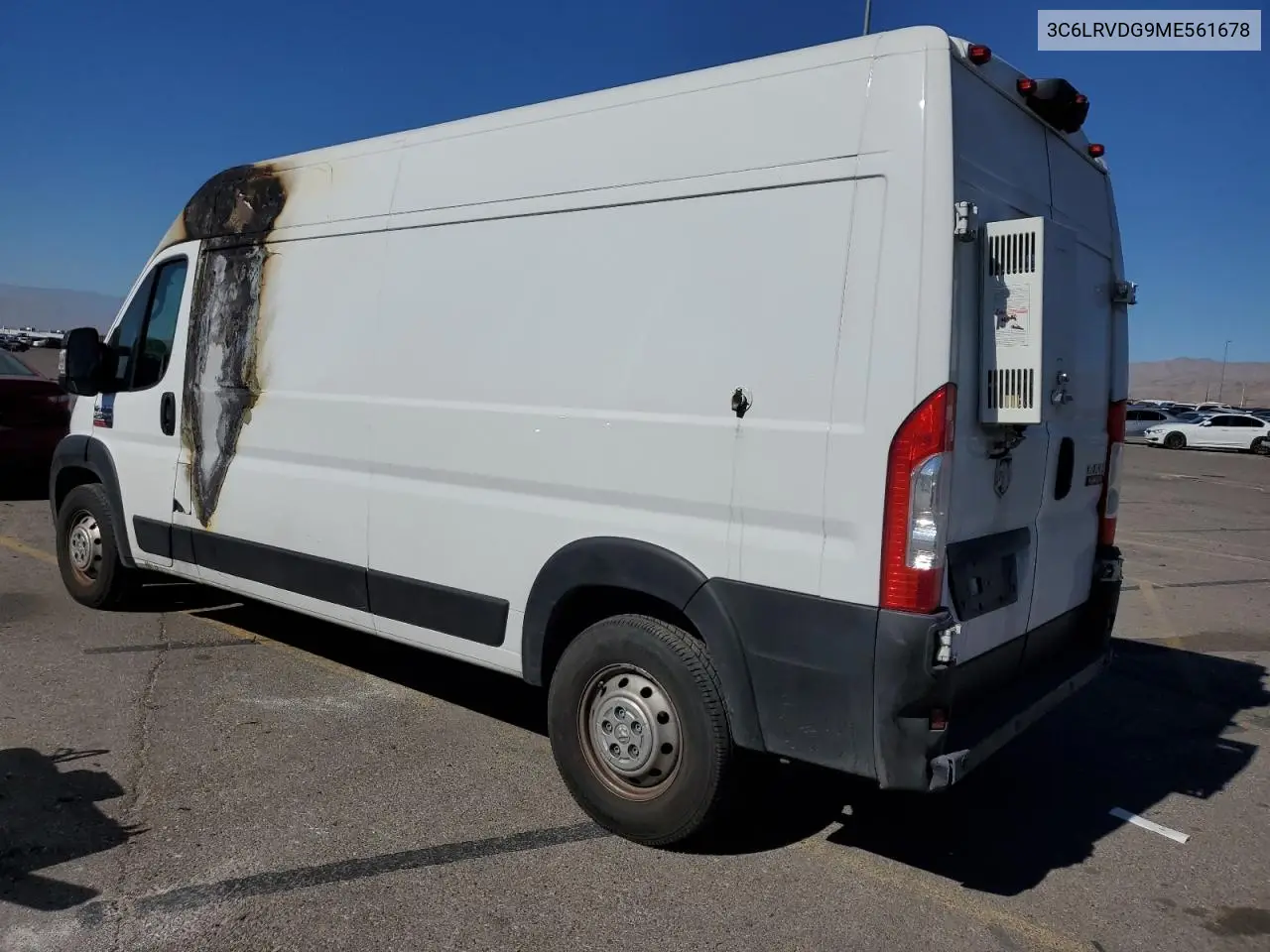2021 Ram Promaster 2500 2500 High VIN: 3C6LRVDG9ME561678 Lot: 76862524