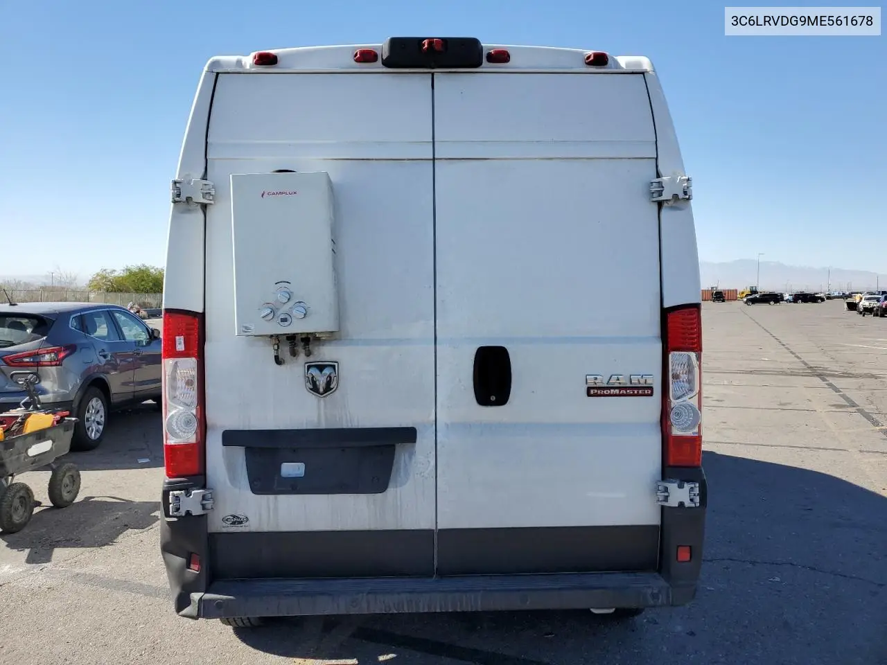 2021 Ram Promaster 2500 2500 High VIN: 3C6LRVDG9ME561678 Lot: 76862524