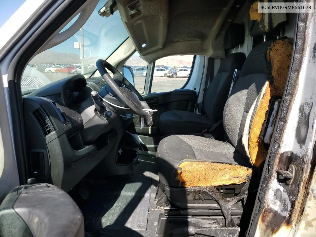 2021 Ram Promaster 2500 2500 High VIN: 3C6LRVDG9ME561678 Lot: 76862524