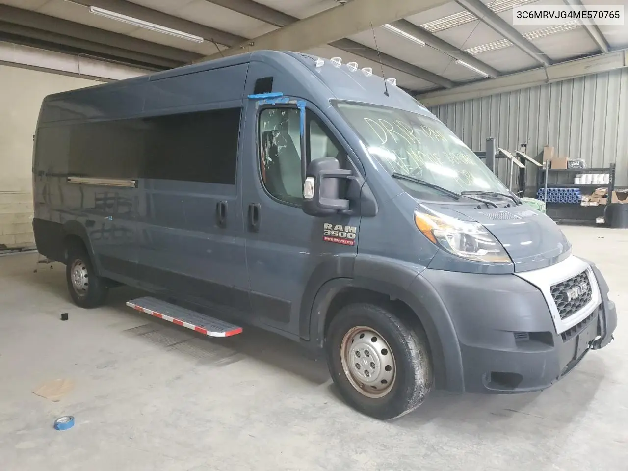 2021 Ram Promaster 3500 3500 High VIN: 3C6MRVJG4ME570765 Lot: 80343374
