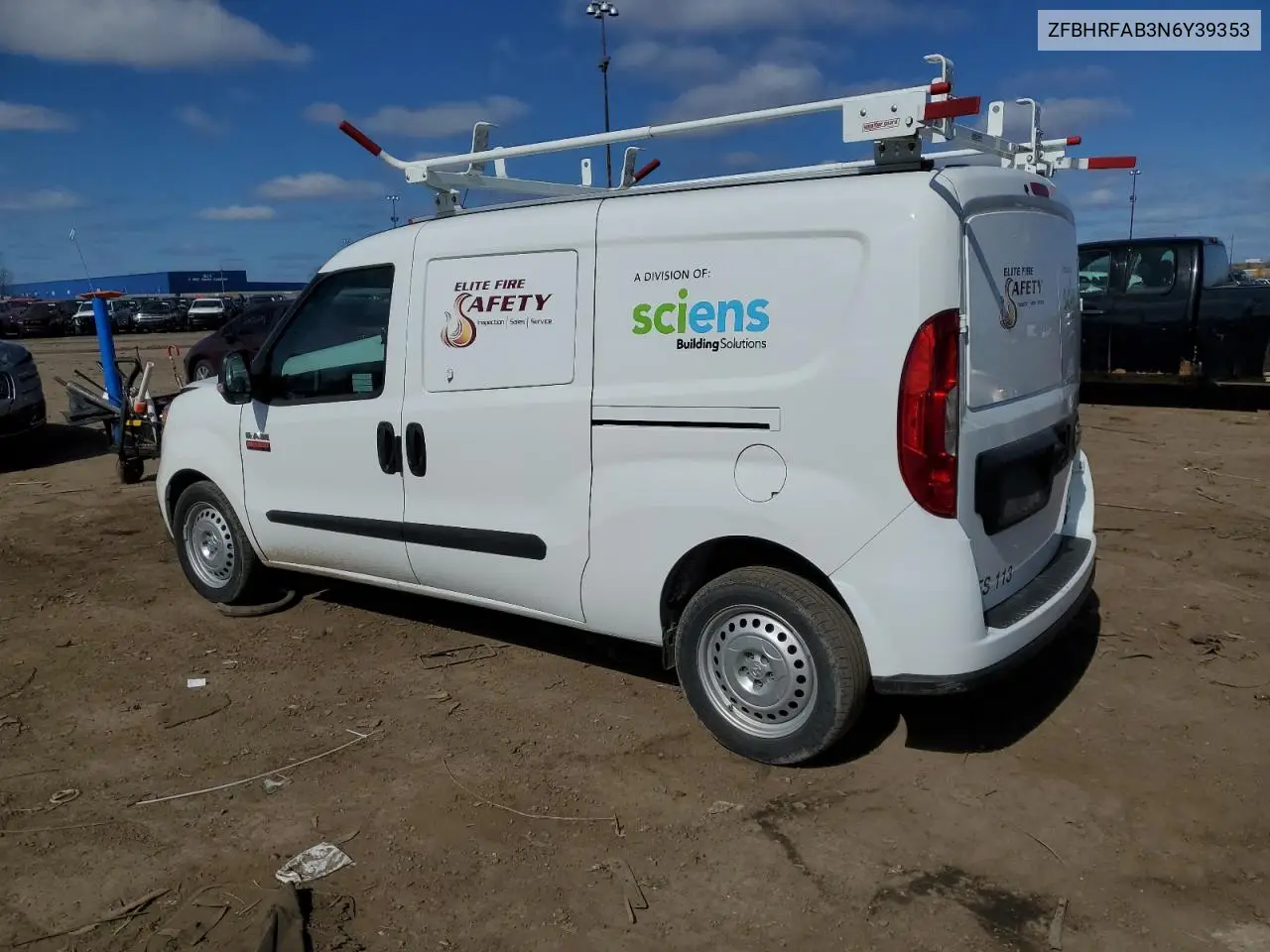 2022 Ram Promaster City Tradesman VIN: ZFBHRFAB3N6Y39353 Lot: 50719745