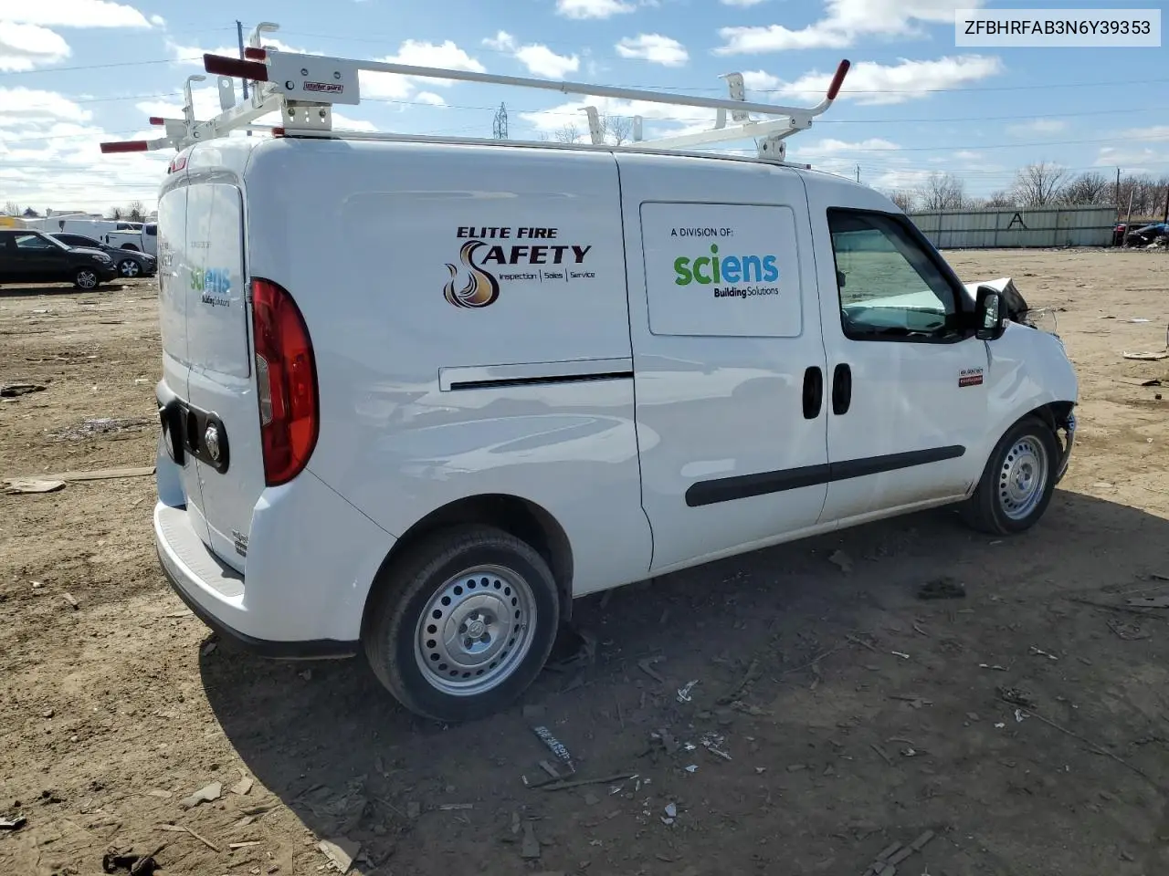 2022 Ram Promaster City Tradesman VIN: ZFBHRFAB3N6Y39353 Lot: 50719745