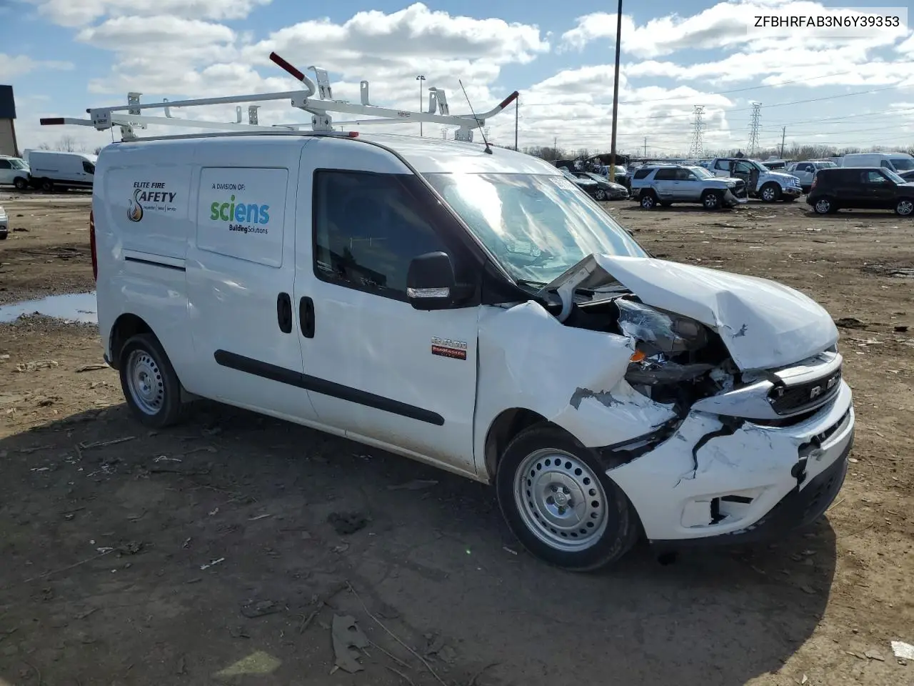 2022 Ram Promaster City Tradesman VIN: ZFBHRFAB3N6Y39353 Lot: 50719745