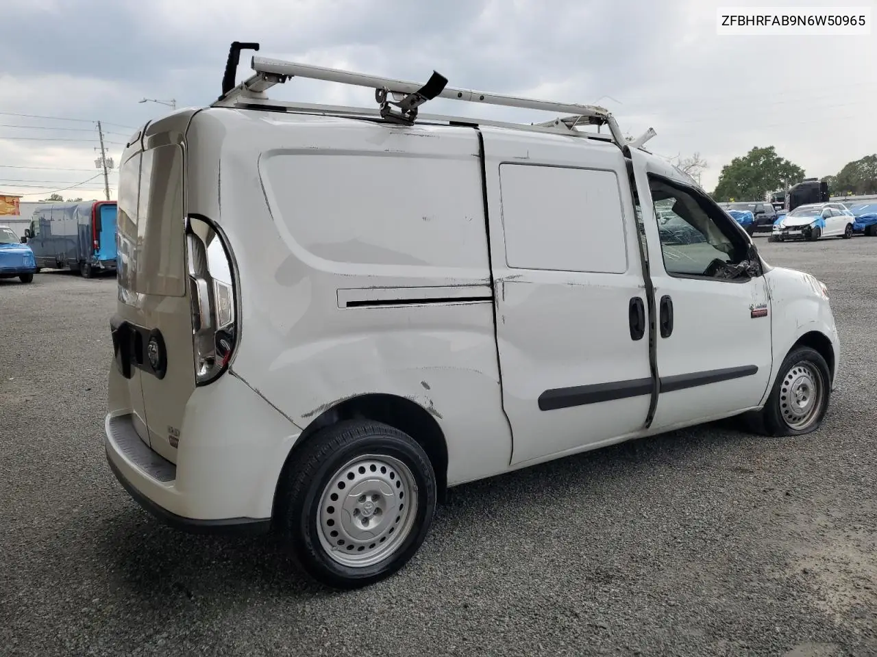 2022 Ram Promaster City Tradesman VIN: ZFBHRFAB9N6W50965 Lot: 55585565