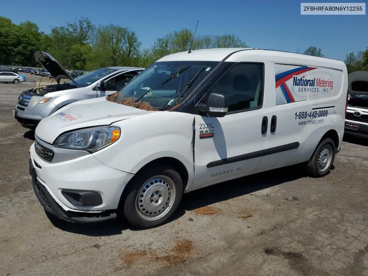 2022 Ram Promaster City Tradesman VIN: ZFBHRFAB0N6Y12255 Lot: 56199655