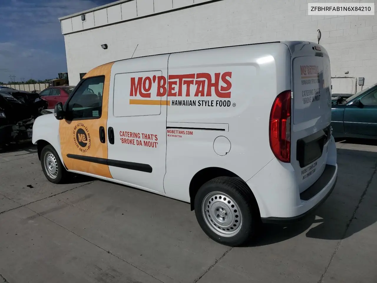 2022 Ram Promaster City Tradesman VIN: ZFBHRFAB1N6X84210 Lot: 56671705