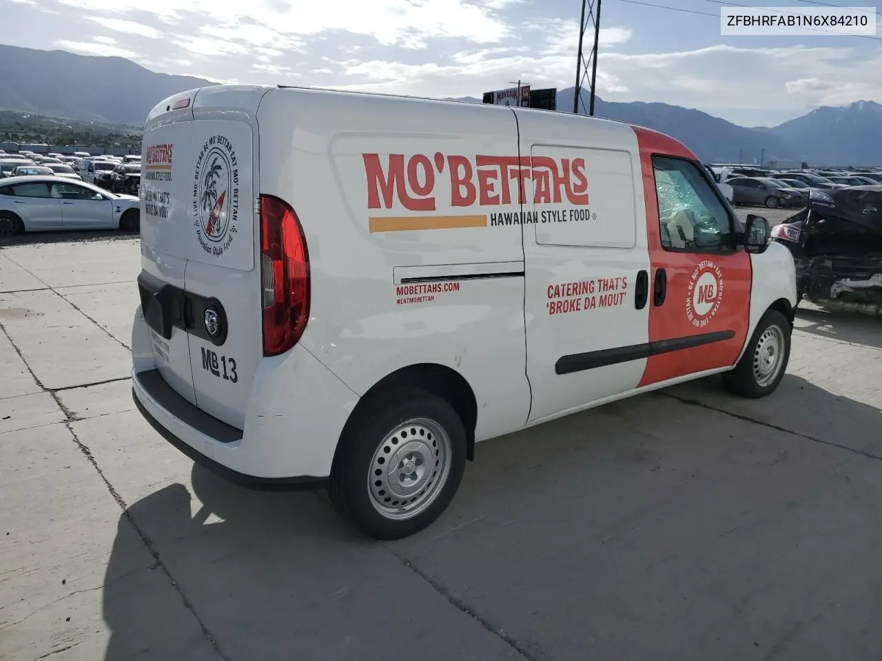 2022 Ram Promaster City Tradesman VIN: ZFBHRFAB1N6X84210 Lot: 56671705