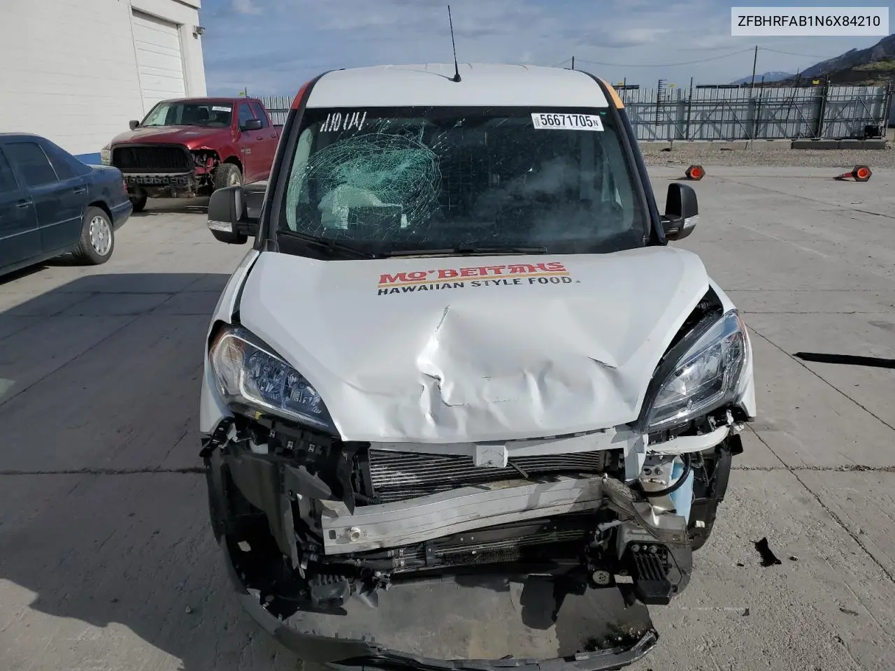 2022 Ram Promaster City Tradesman VIN: ZFBHRFAB1N6X84210 Lot: 56671705