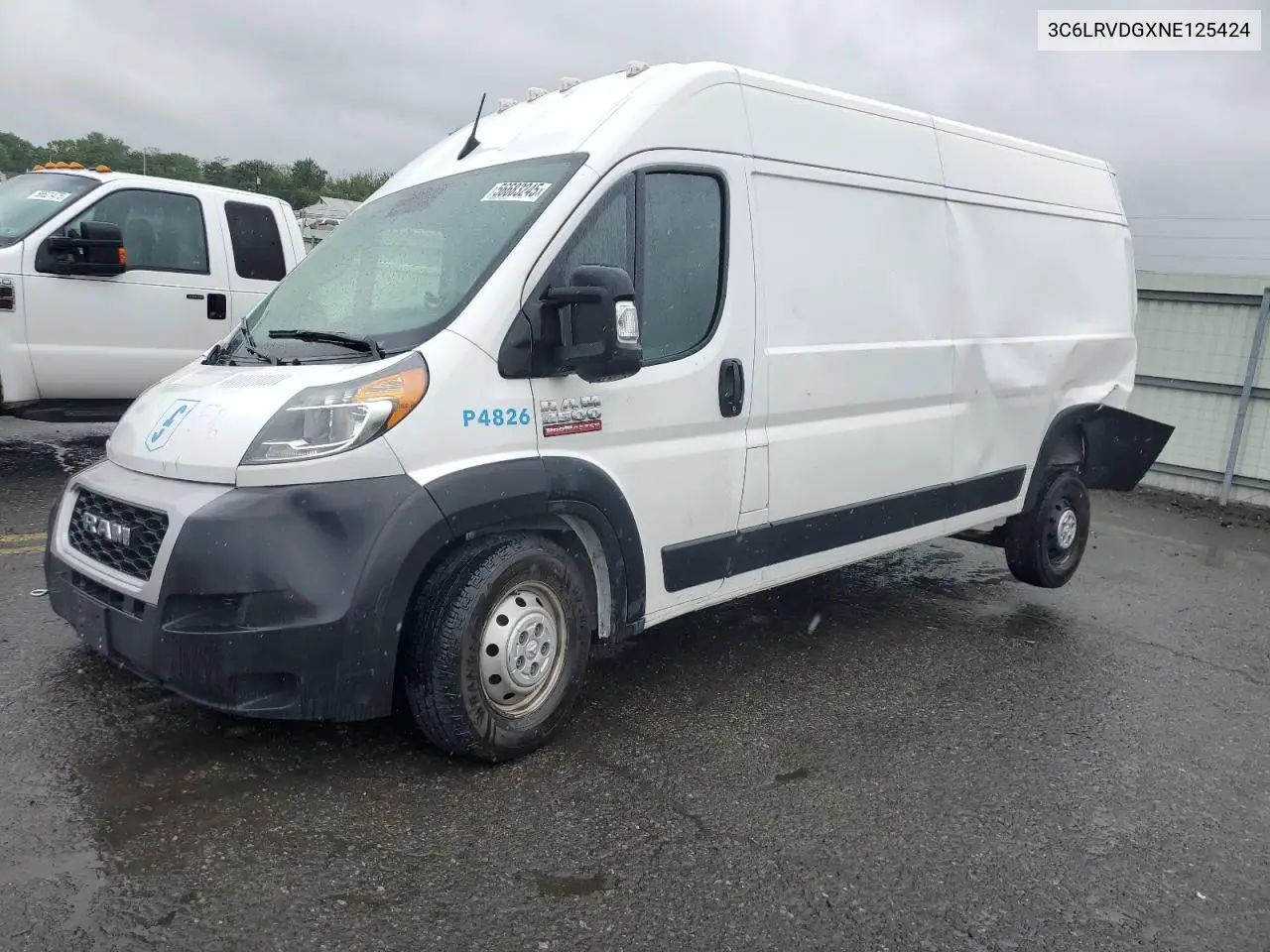 2022 Ram Promaster 2500 2500 High VIN: 3C6LRVDGXNE125424 Lot: 56683245
