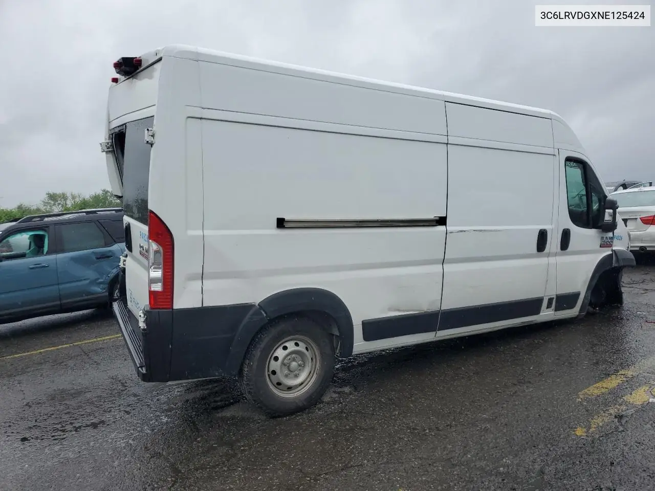 2022 Ram Promaster 2500 2500 High VIN: 3C6LRVDGXNE125424 Lot: 56683245