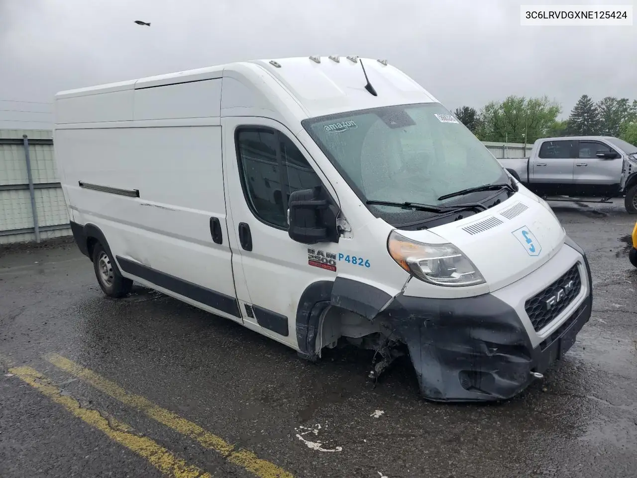 2022 Ram Promaster 2500 2500 High VIN: 3C6LRVDGXNE125424 Lot: 56683245