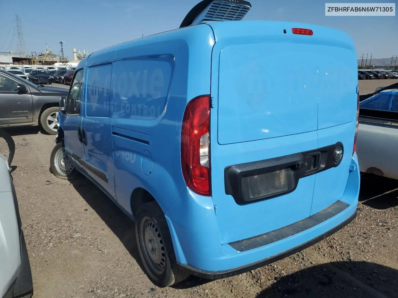 2022 Ram Promaster City Tradesman VIN: ZFBHRFAB6N6W71305 Lot: 59542085