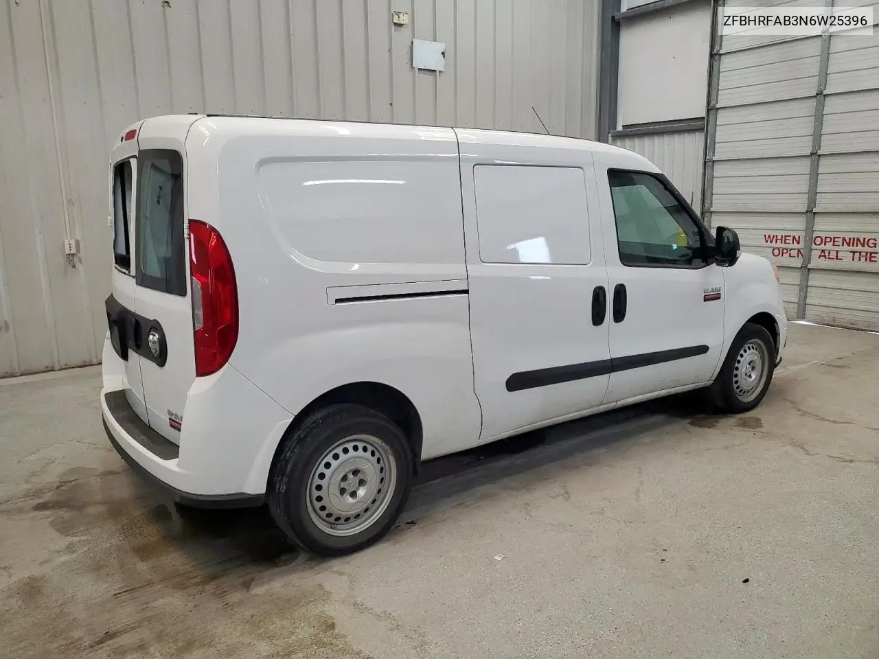 2022 Ram Promaster City Tradesman VIN: ZFBHRFAB3N6W25396 Lot: 59994365