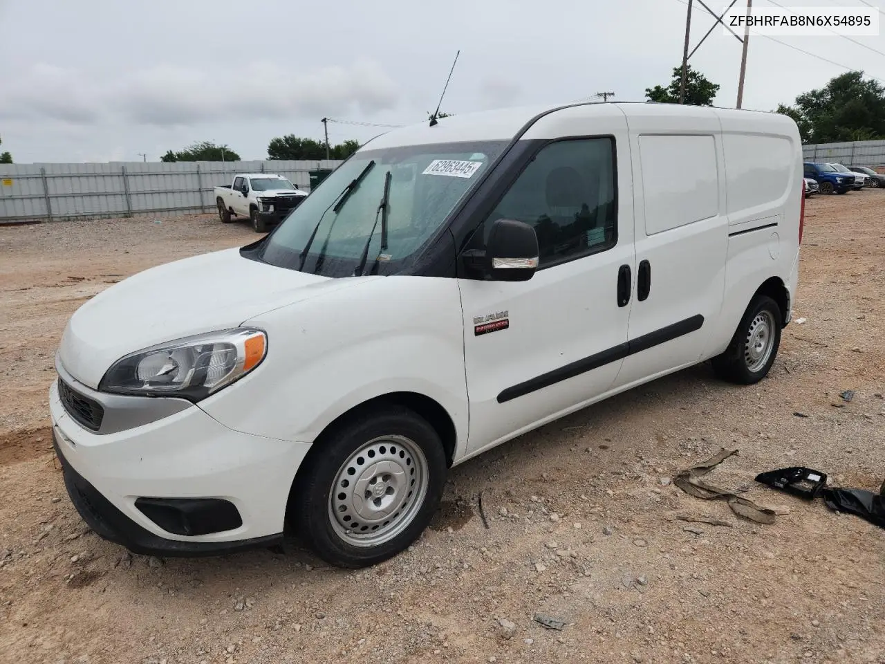 2022 Ram Promaster City Tradesman VIN: ZFBHRFAB8N6X54895 Lot: 62963445