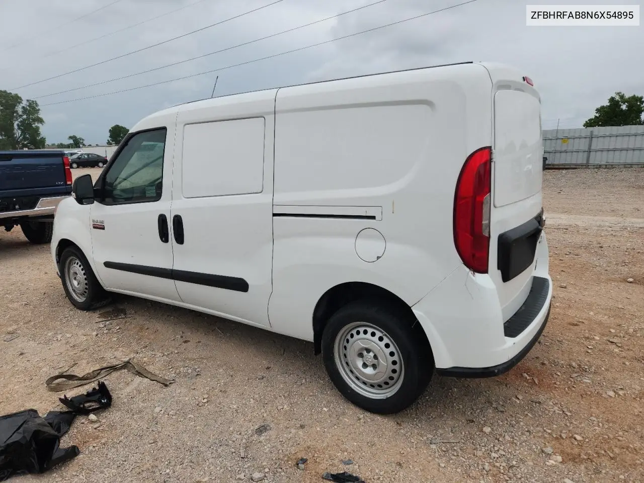 2022 Ram Promaster City Tradesman VIN: ZFBHRFAB8N6X54895 Lot: 62963445