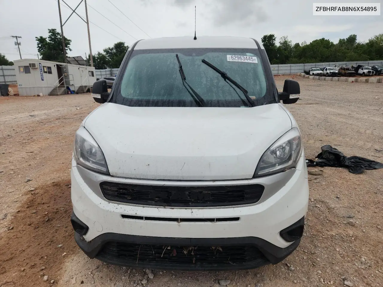 2022 Ram Promaster City Tradesman VIN: ZFBHRFAB8N6X54895 Lot: 62963445