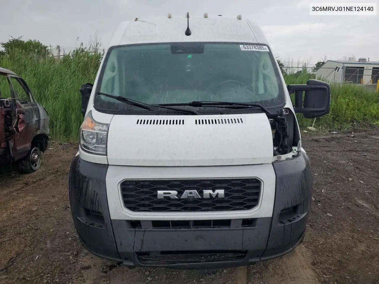2022 Ram Promaster 3500 3500 High VIN: 3C6MRVJG1NE124140 Lot: 63378385