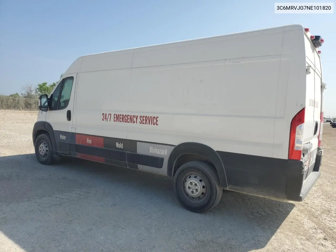 2022 Ram Promaster 3500 3500 High VIN: 3C6MRVJG7NE101820 Lot: 84687314