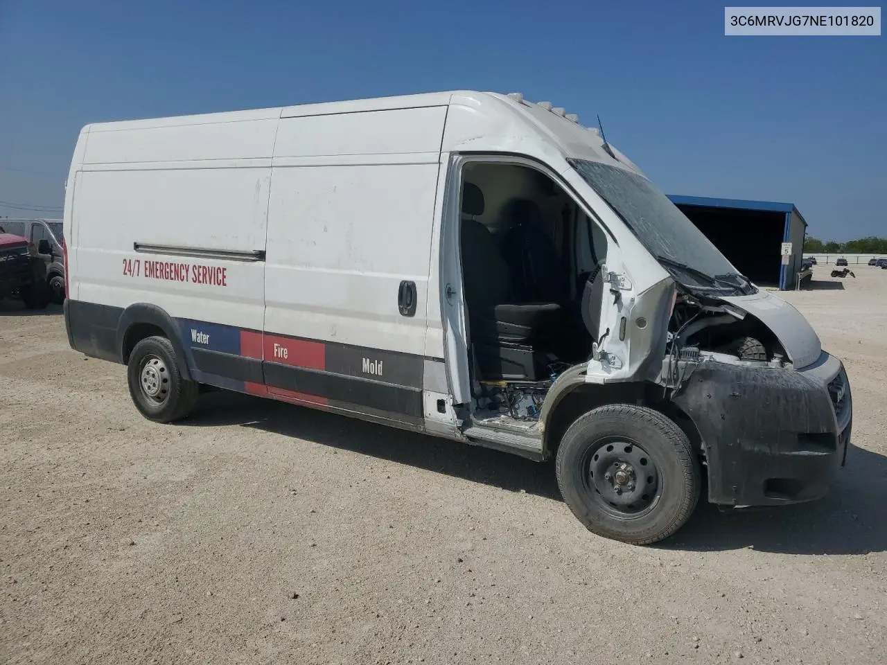 2022 Ram Promaster 3500 3500 High VIN: 3C6MRVJG7NE101820 Lot: 84687314