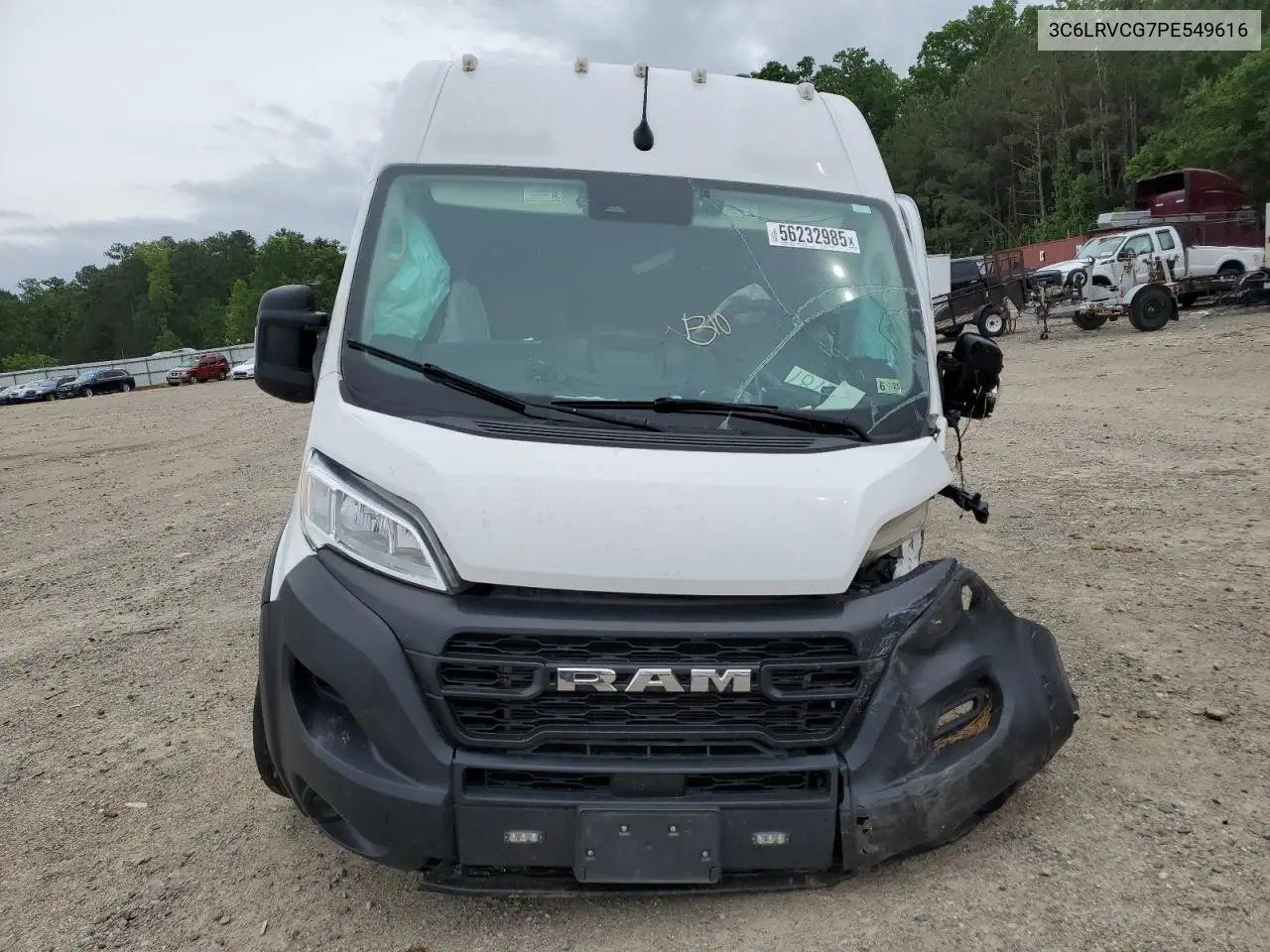 2023 Ram Promaster 2500 2500 High VIN: 3C6LRVCG7PE549616 Lot: 56232985