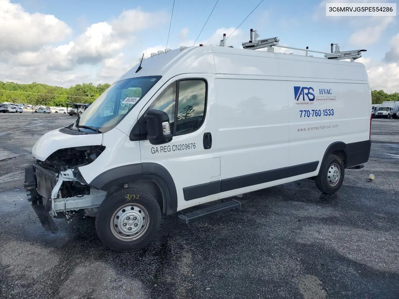2023 Ram Promaster 3500 3500 High VIN: 3C6MRVJG5PE554286 Lot: 56639685
