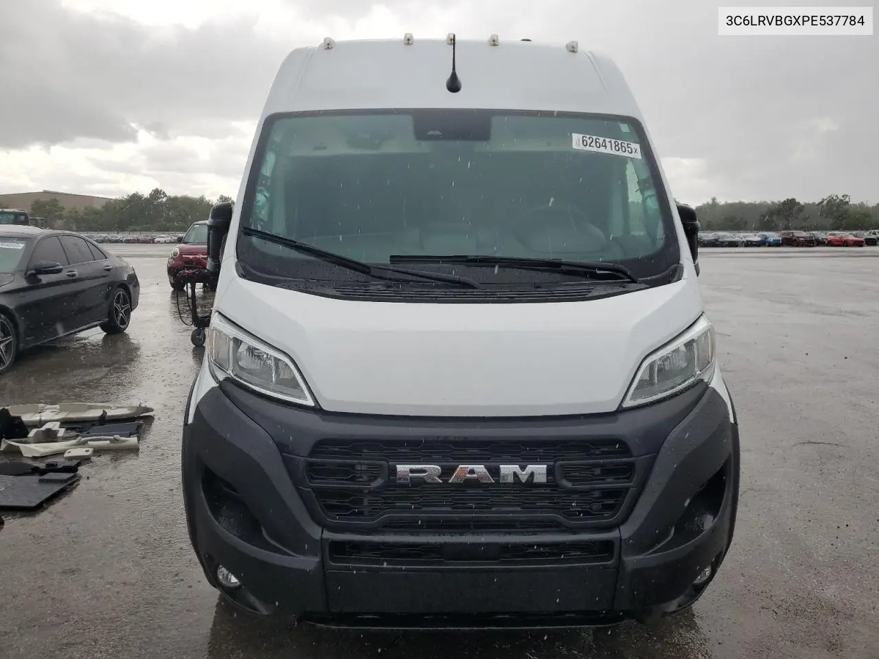 2023 Ram Promaster 1500 1500 High VIN: 3C6LRVBGXPE537784 Lot: 62641865