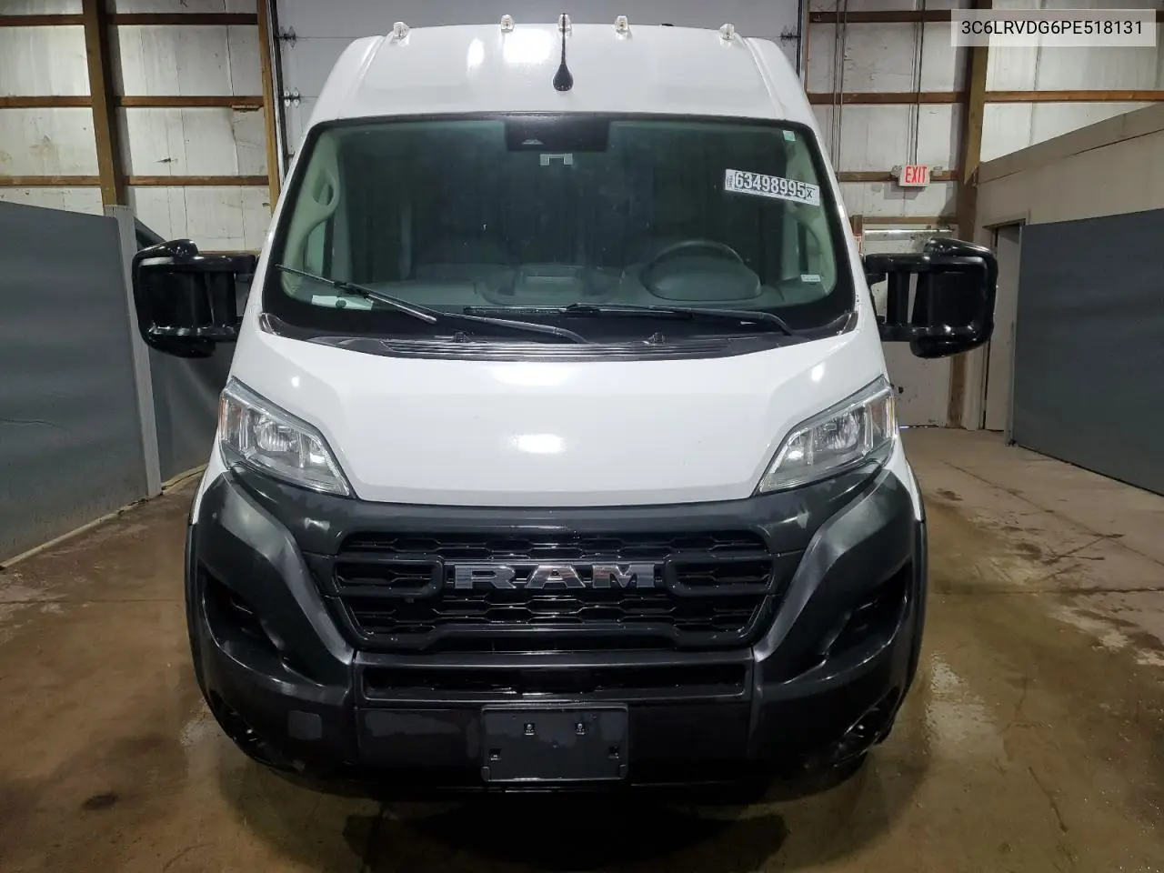 2023 Ram Promaster 2500 2500 High VIN: 3C6LRVDG6PE518131 Lot: 63498995