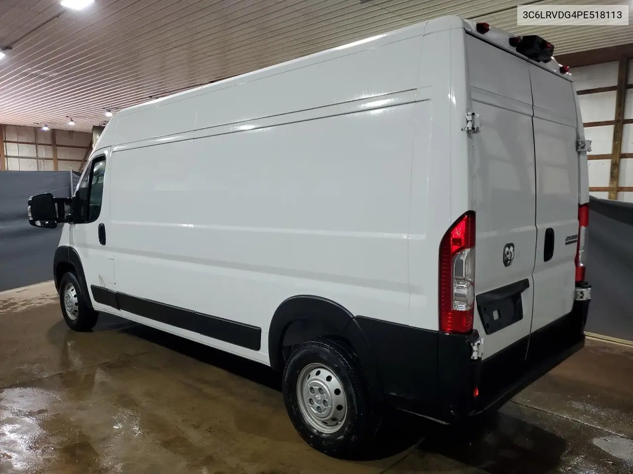 2023 Ram Promaster 2500 2500 High VIN: 3C6LRVDG4PE518113 Lot: 63499355