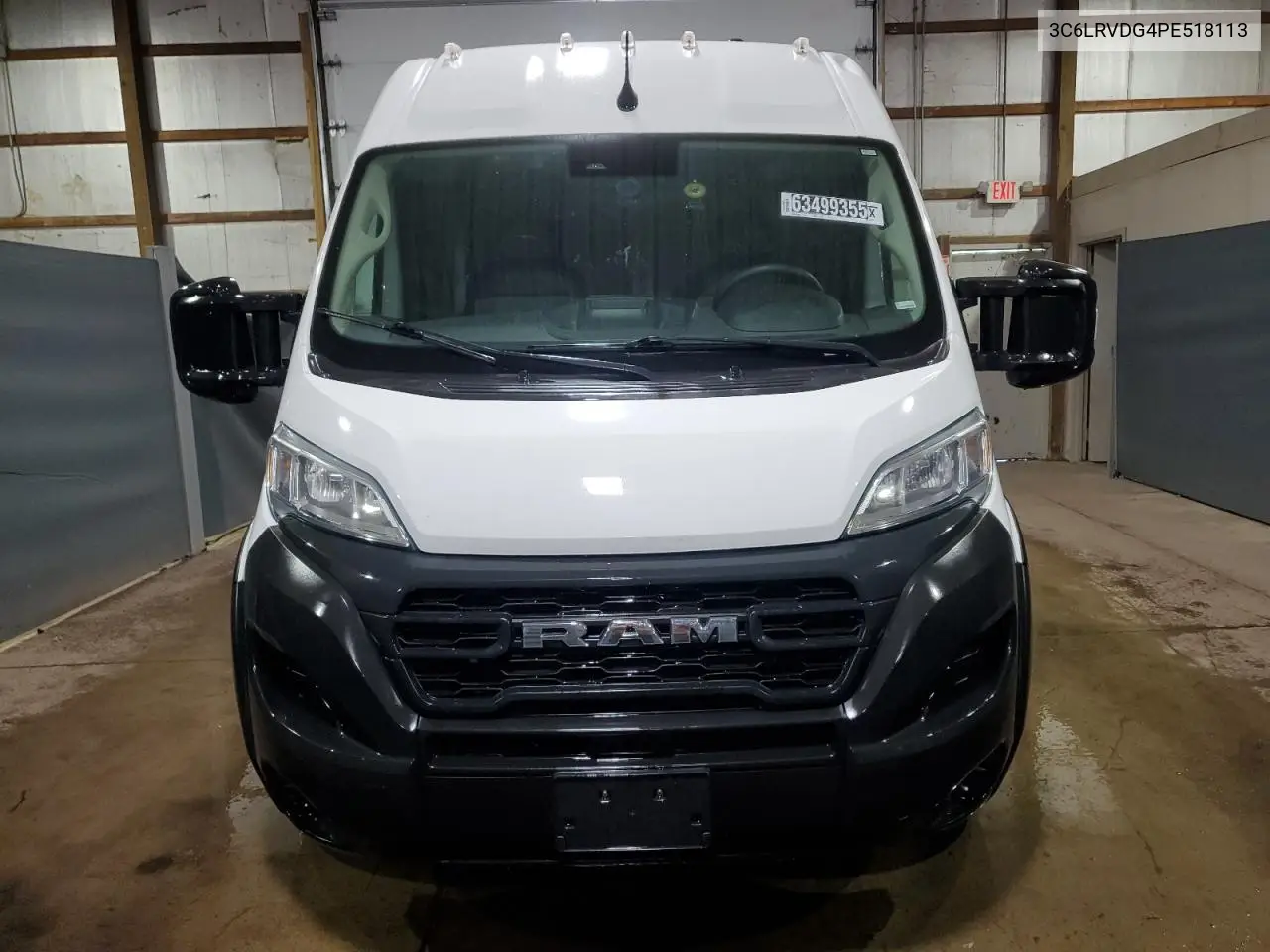 2023 Ram Promaster 2500 2500 High VIN: 3C6LRVDG4PE518113 Lot: 63499355