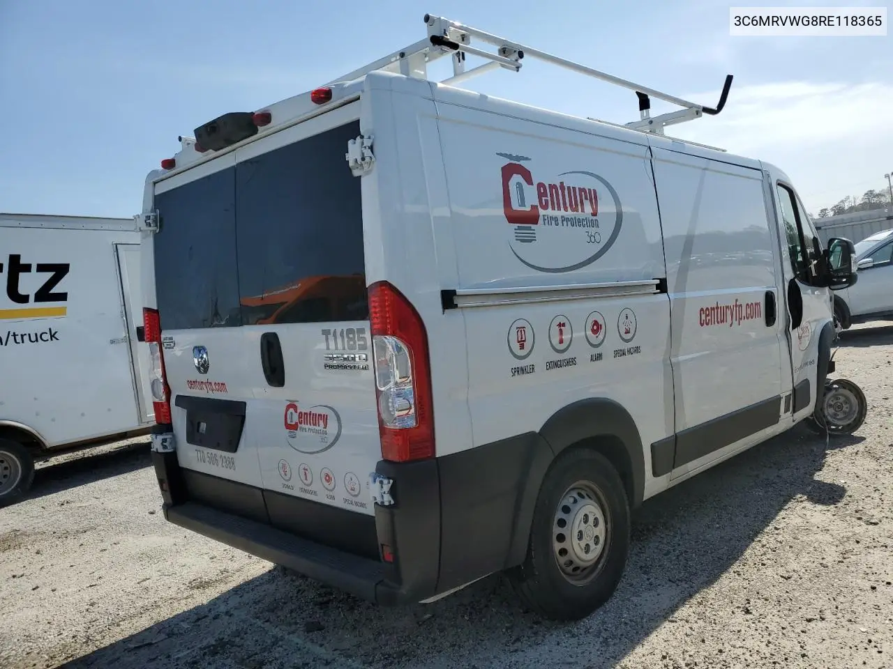 2024 Ram Promaster 3500 3500 Standard VIN: 3C6MRVWG8RE118365 Lot: 47810345