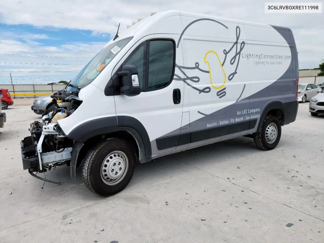 2024 Ram Promaster 1500 1500 High VIN: 3C6LRVBGXRE111998 Lot: 61822995