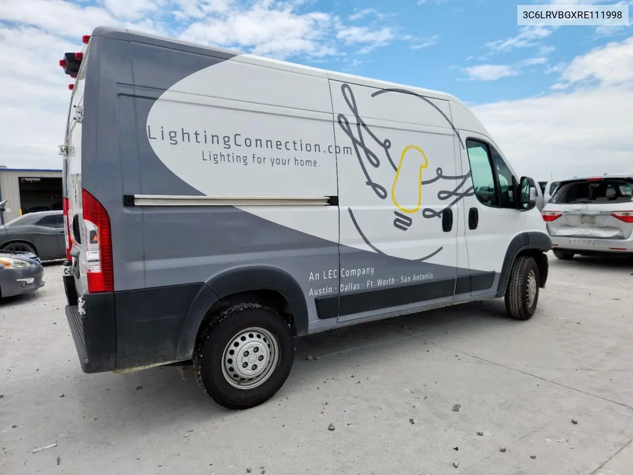 2024 Ram Promaster 1500 1500 High VIN: 3C6LRVBGXRE111998 Lot: 61822995