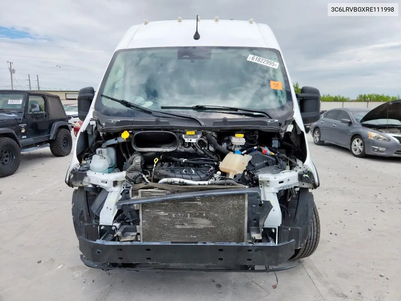 2024 Ram Promaster 1500 1500 High VIN: 3C6LRVBGXRE111998 Lot: 61822995