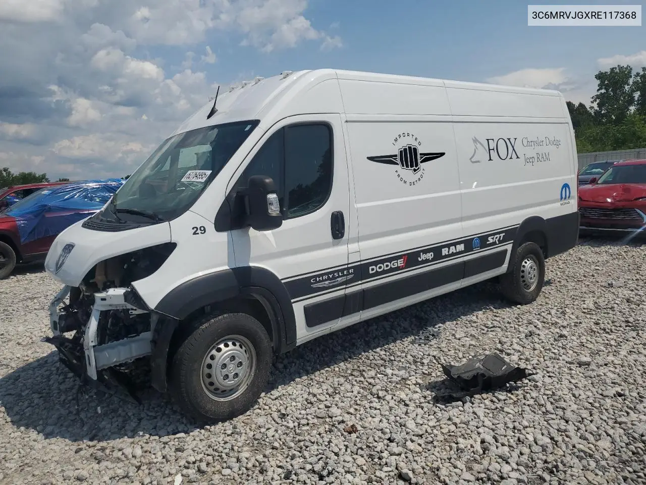 2024 Ram Promaster 3500 3500 High VIN: 3C6MRVJGXRE117368 Lot: 62764995