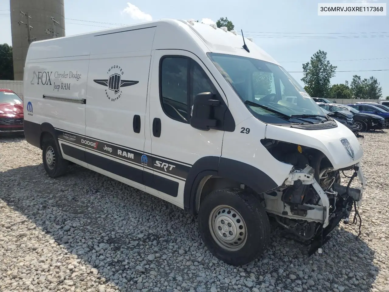2024 Ram Promaster 3500 3500 High VIN: 3C6MRVJGXRE117368 Lot: 62764995