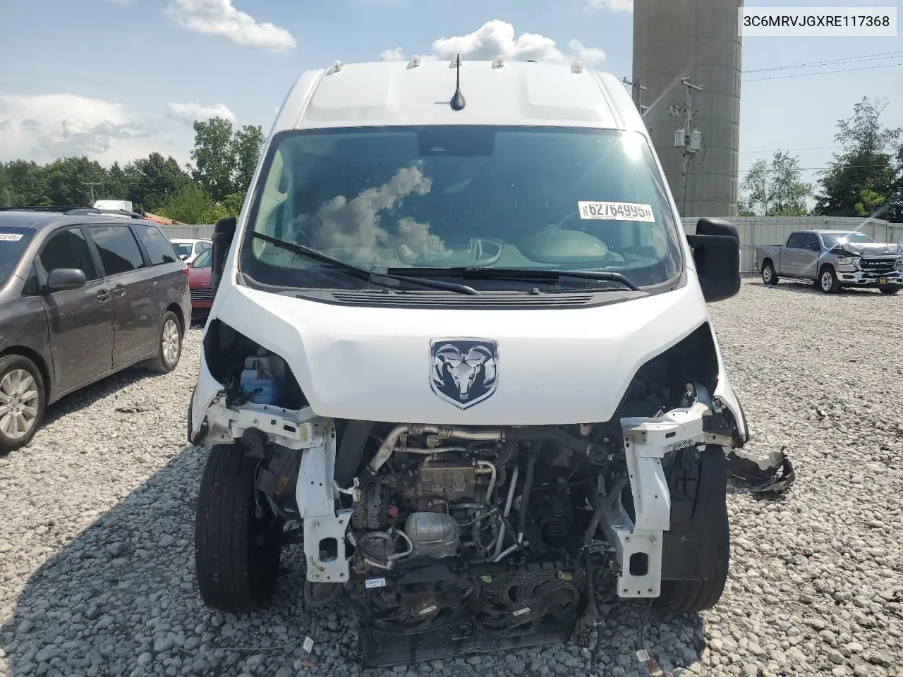 2024 Ram Promaster 3500 3500 High VIN: 3C6MRVJGXRE117368 Lot: 62764995