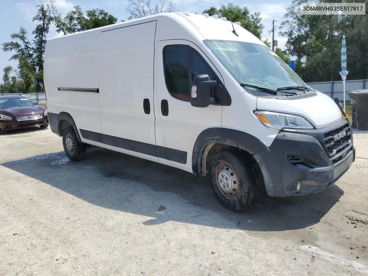 2025 Ram Promaster 3500 3500 High VIN: 3C6MRVHG3SE517817 Lot: 56344545