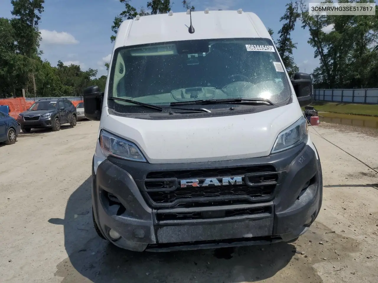 2025 Ram Promaster 3500 3500 High VIN: 3C6MRVHG3SE517817 Lot: 56344545