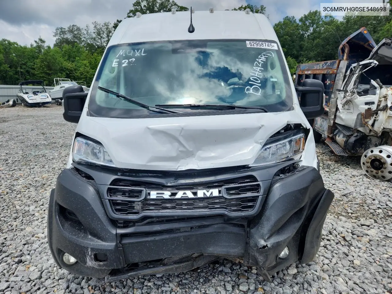 2025 Ram Promaster 3500 3500 High VIN: 3C6MRVHG0SE548698 Lot: 62958745